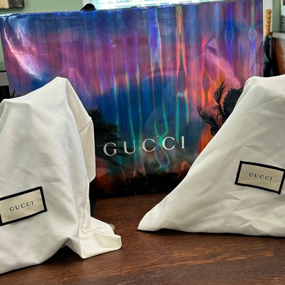 Gucci Kingsnake Trip Bootie Leather Ankle – Size 8 Women - Picture 5 of 15